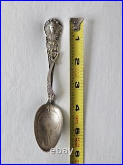Vtg Sterling Silver Collectible San Francisco California Gold Rush Spoon 22.68g