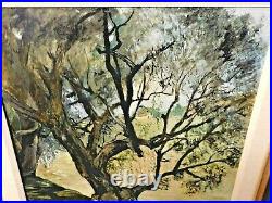 WERNER PHILIPP (1897-1982 San Francisco, CA) OLIVE TREE FRANCE, Signed, 1936