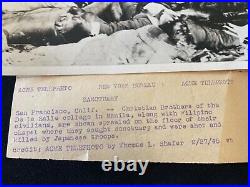WW2 ACME Telephoto Sanctuary De La Salle College Manila Massacre 2/27/1945