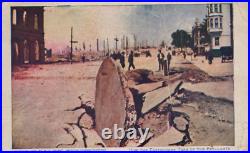 W R Hearst 1906 Eathquake Torn Pavements American Journal Examiner Postcard