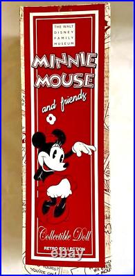 Walt Disney Family Museum Limited Edition Old Minnie Mouse Plush Toy 1928 Replca