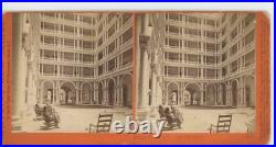 Watkins New Series Palace Hotel Interior San Francisco California Stereoview