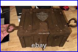Wells Fargo Strong Box San Francisco California Cowboy Pony Express 16+ POUNDS