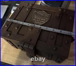 Wells Fargo Strong Box San Francisco California Cowboy Pony Express 16+ POUNDS