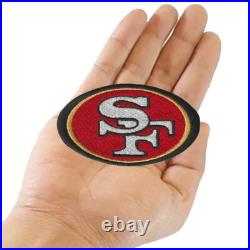 Wholesale California San Francisco 49ers Logo Size 3.2x1.8 Sew Iron on Patches