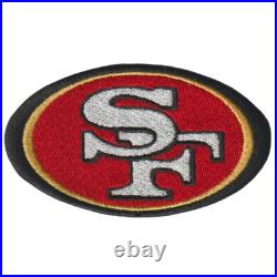 Wholesale California San Francisco 49ers Logo Size 3.2x1.8 Sew Iron on Patches