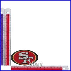Wholesale California San Francisco 49ers Logo Size 3.2x1.8 Sew Iron on Patches