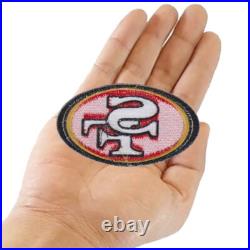 Wholesale California San Francisco 49ers Logo Size 3.2x1.8 Sew Iron on Patches