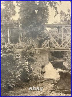 Willard E. Worden iconic El Palo Alto Sepia Photograph Stanford, CA 19-3/4 X 8