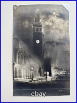 Willard Worden Original Silver Print Photograph Pictorial San francisco 1903