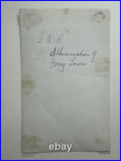Willard Worden Original Silver Print Photograph Pictorial San francisco 1903