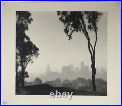 William DASSONVILLE San Francisco from Telegraph Hill. 1925 / VINTAGE / STAMPED